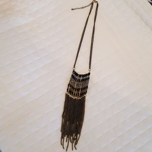 Pretty necklace with chains and beads.